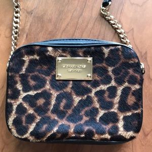 Michael Kors Women's Jet Set Calfhair Crossbody